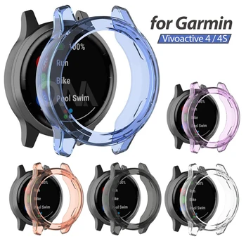Koruyucu kılıf Garmin Vivoactive için 4 4S Yüksek Kaliteli TPU kapak ince akıllı saat tampon kabuk Garmin Aktif S Aktif