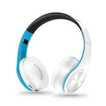 Ücretsiz Kargo 2022 Renkli Müzik Kulaklık Kablosuz stereo kulaklıklar Bluetooth mikrofonlu kulaklık Desteği TF Kart Telefon Görüşmeleri